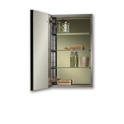 recessed stainless steel medicine cabinet|lowe's recessed mirrored medicine cabinet.